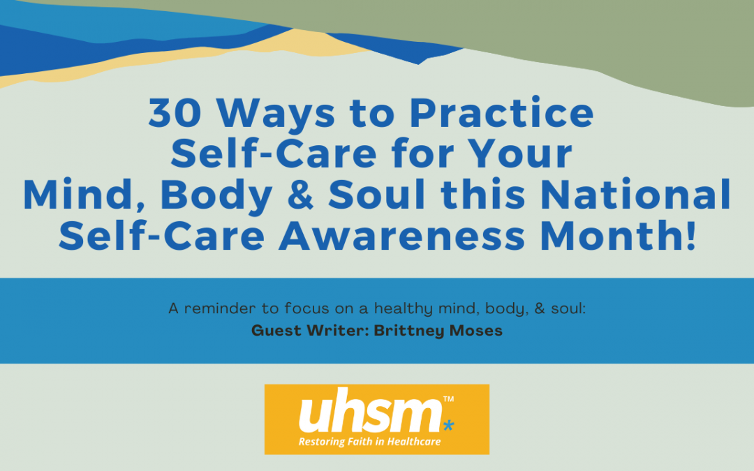 30 Ways to Practice Self-Care for Your Mind, Body & Soul this National ...